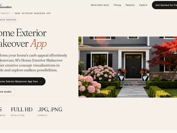 AI Renovation Exterior Makeover screenshot