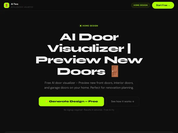 AI Two Door Visualizer screenshot