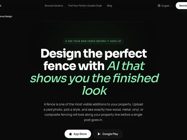 Arden AI Fence Design screenshot