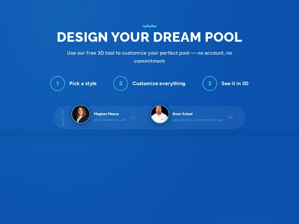 ASP Pool Design Tool screenshot