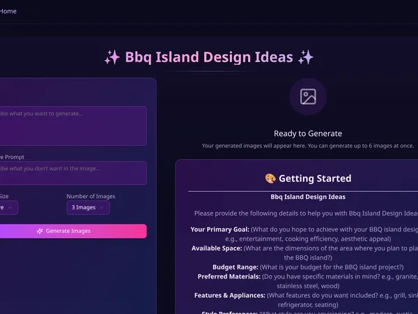 BBQ Island Design Ideas screenshot