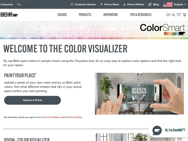 Behr Paint Your Place screenshot