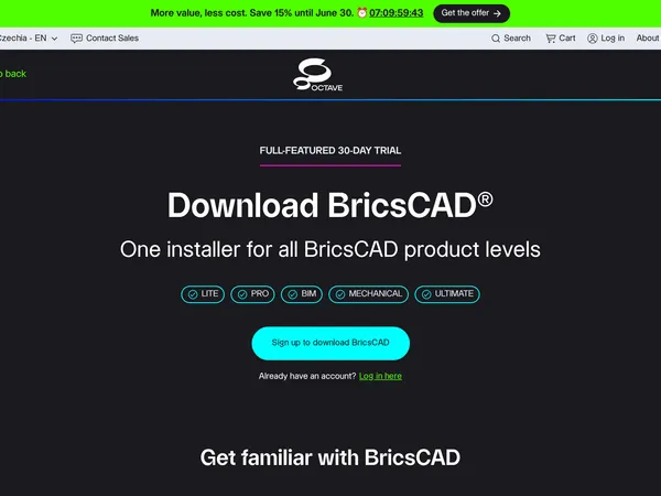 BricsCAD screenshot