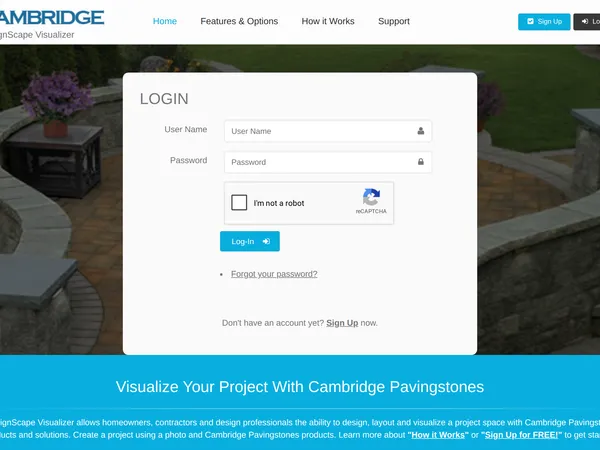 Cambridge DesignScape Visualizer screenshot