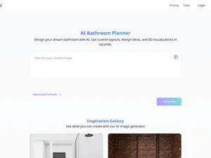 Canvus AI Bathroom Planner screenshot