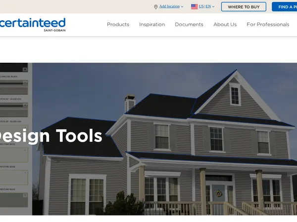 CertainTeed ColorView screenshot