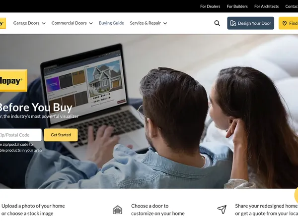 Clopay EZDoor screenshot