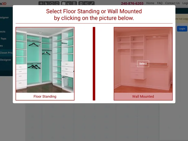 Closets3D screenshot