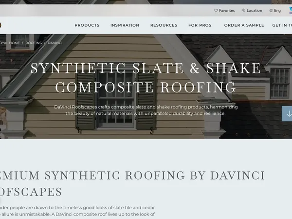 DaVinci Roofscapes Color Visualizer screenshot