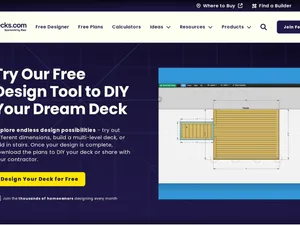 Decks.com Deck Designer screenshot