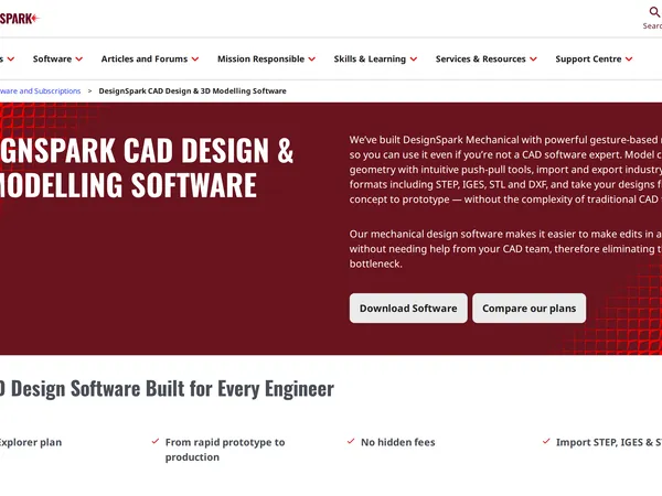DesignSpark Mechanical screenshot
