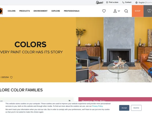 Dunn-Edwards Paint Color Visualizer screenshot
