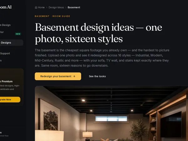 EasyRoomAI Basement screenshot