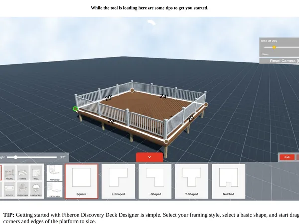 Fiberon Discovery Deck Designer screenshot