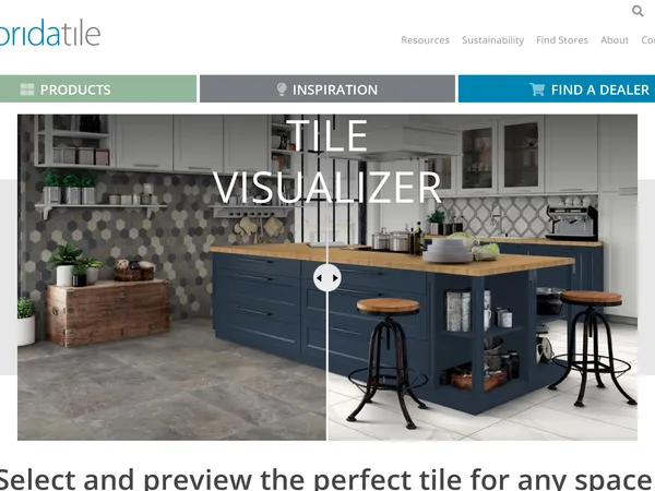 Florida Tile Room Visualizer screenshot