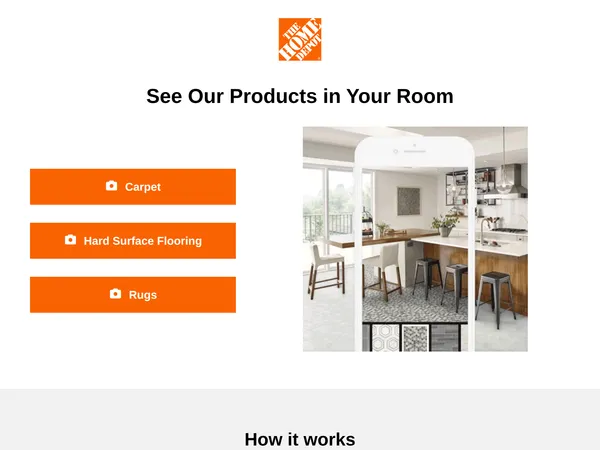 Home Depot Flooring Room Visualizer screenshot