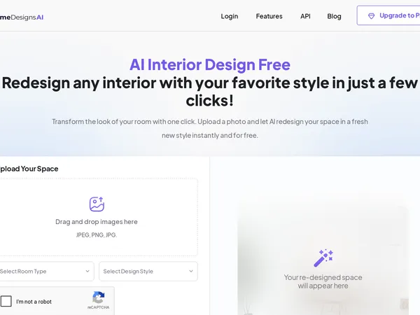 HomeDesigns.AI screenshot