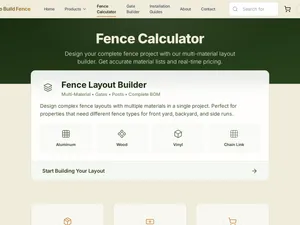 HowToBuildFence Layout Builder screenshot