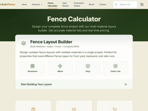 HowToBuildFence Layout Builder screenshot