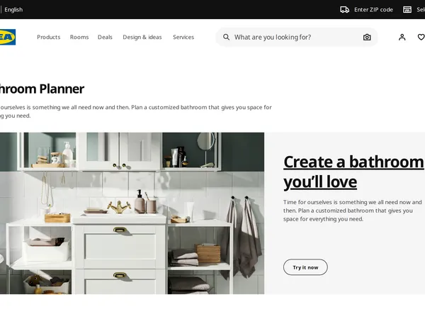 IKEA Bathroom Planner screenshot