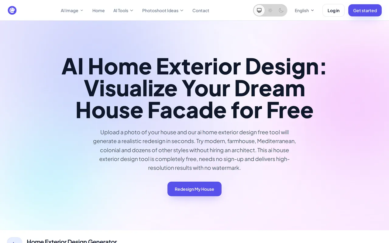 iLikeIMG Home Exterior home page screenshot