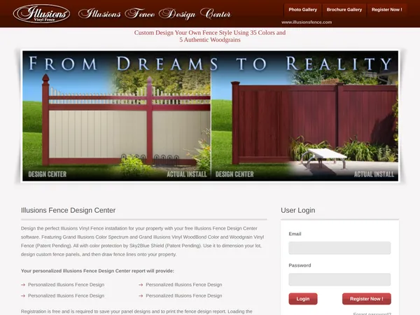 Illusions Fence Design Center screenshot