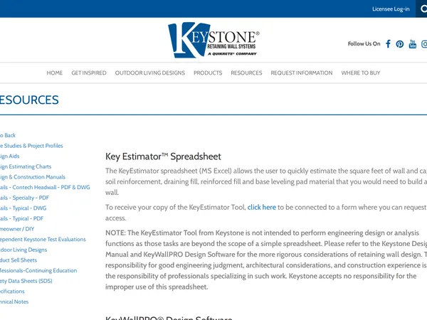 Keystone KeyWallPRO screenshot