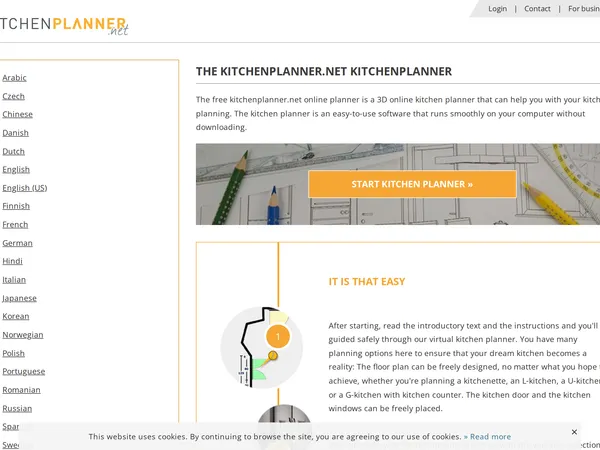 Kitchenplanner.net screenshot