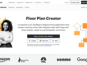 Lucidchart Floor Plans screenshot
