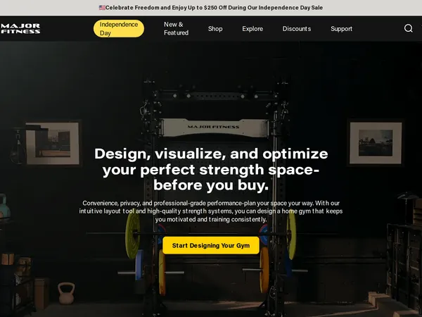 Major Fitness Home Gym Planner screenshot