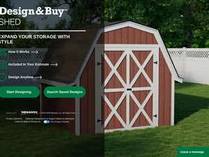 Menards Shed Designer screenshot
