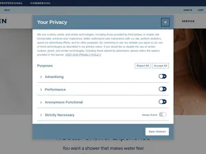 Moen Shower Planner screenshot