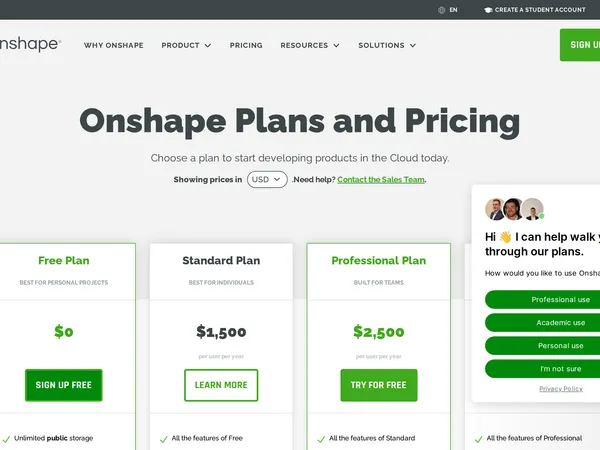 Onshape screenshot