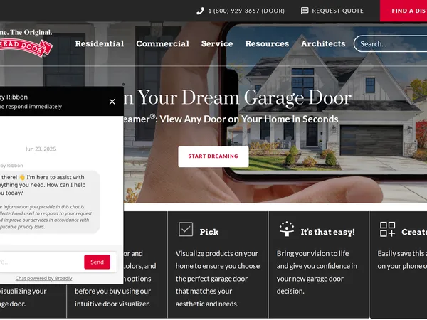 Overhead Door DoorDreamer screenshot