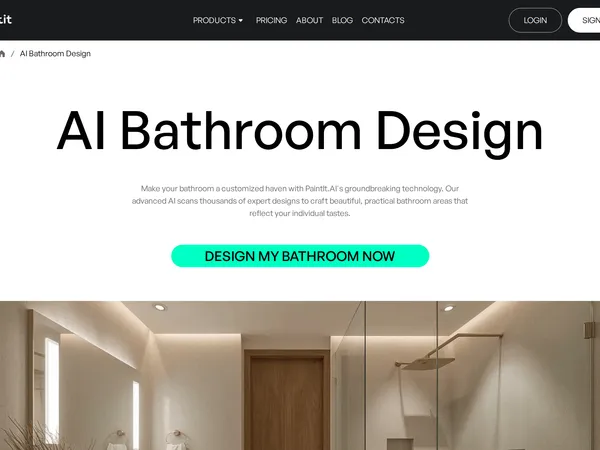 PaintIt.AI Bathroom Design screenshot