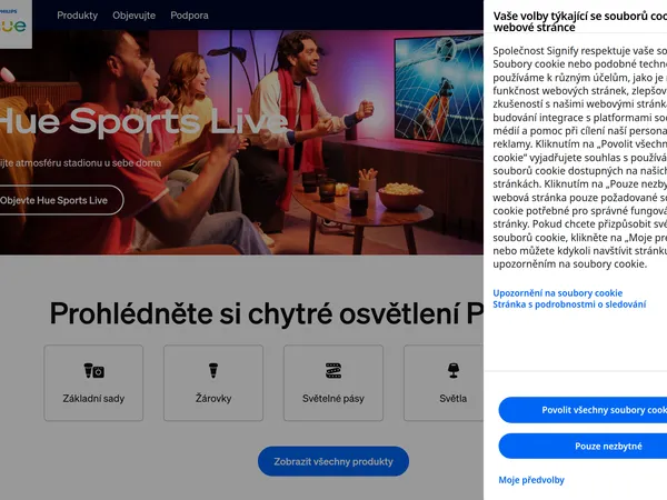 Philips Hue app screenshot
