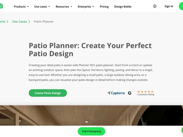 Planner 5D Patio Planner screenshot