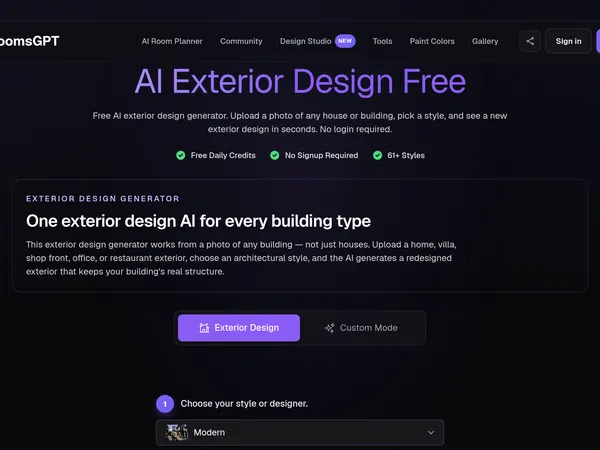 RoomsGPT Exterior screenshot
