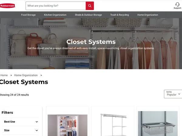 Rubbermaid Configurations Closet Designer screenshot