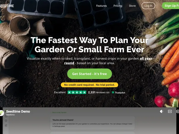 Seedtime screenshot