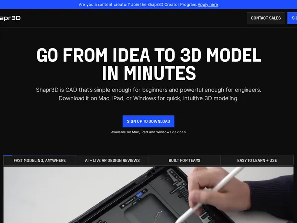 Shapr3D screenshot