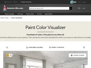 Sherwin-Williams Color Visualizer screenshot