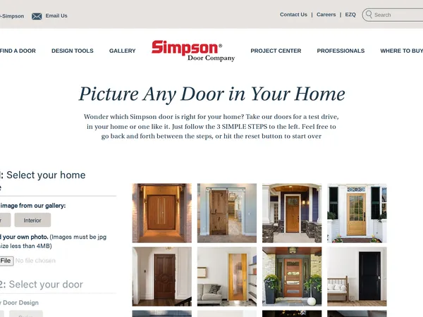Simpson Doors Test Drive Your Door screenshot
