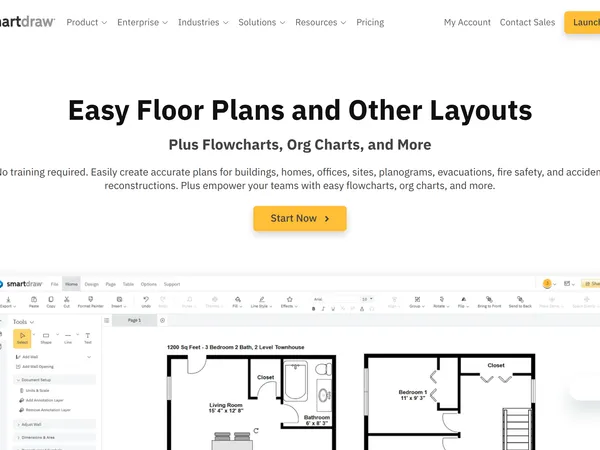 SmartDraw screenshot