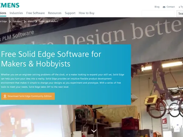 Solid Edge Community Edition screenshot
