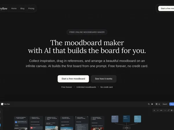 Storyflow Moodboard Maker screenshot