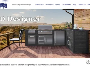 The Outdoor Kitchen Kit 3D Designer screenshot