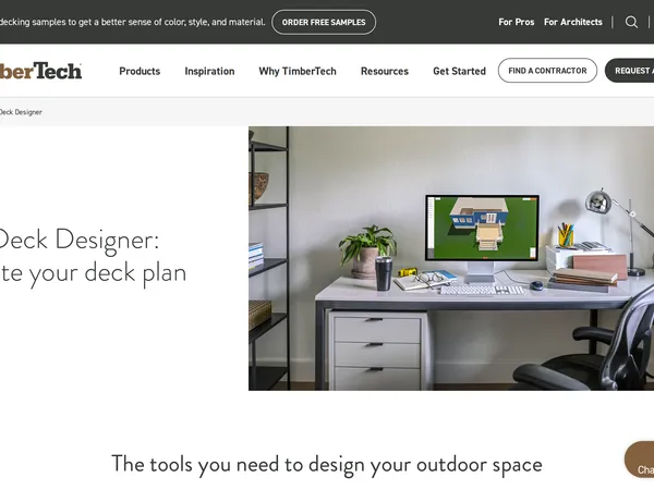 TimberTech / AZEK Deck Designer screenshot