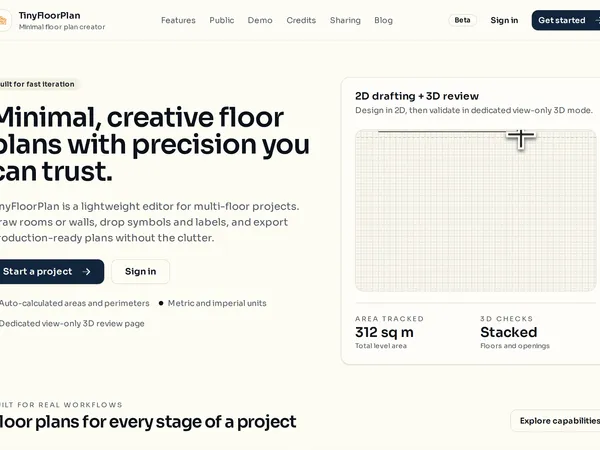 TinyFloorPlan screenshot