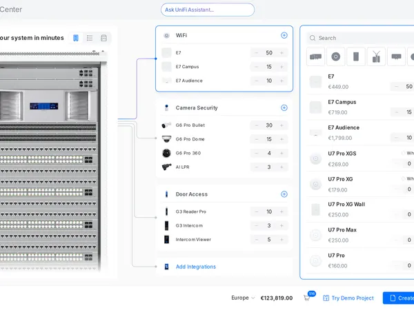 UniFi Design Center screenshot